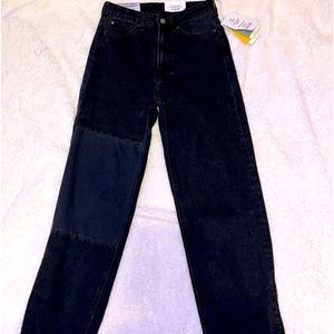 NWT H&M loose straight coupe ample droite Sz 4